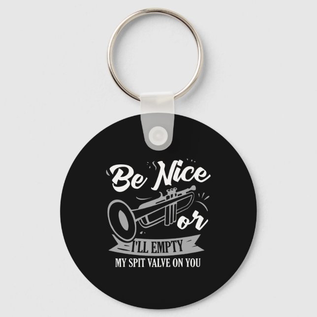 Porte-clés Trumpets - Vanne à crampe (Recto)