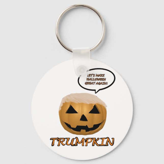 Porte-clés Trumpkin Halloween ajusté (Recto)
