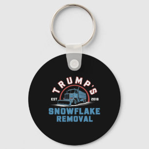 Porte-clés Trump's Snowflake Removal Service Funny Trump 2024