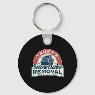 Porte-clés Trump's Snowflake Removal Service Funny Trump 2024