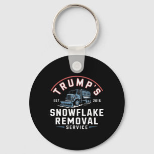 Porte-clés Trumps Snowflake Service de suppression Funny Trum
