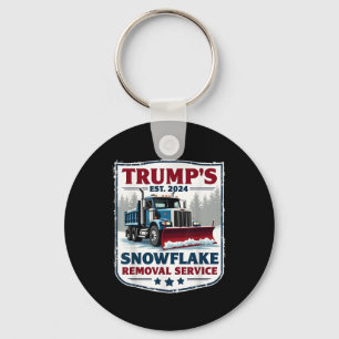 Porte-clés Trumps Snowflake Service de suppression Funny Trum