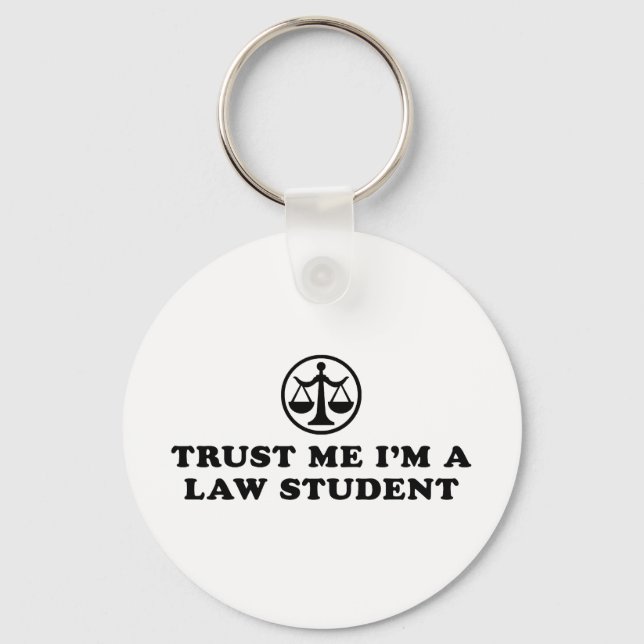 Porte-clés Trust Me I'm A Law Student (Recto)