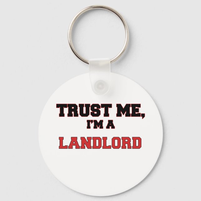 Porte-clés Trust Me I'm a My Landlord (Recto)