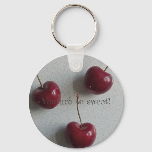 Porte-clés Tu Es Tellement Sweet Cherry (Recto)
