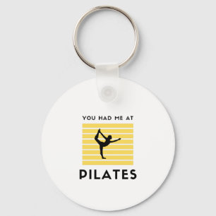 Porte-clés Tu m'as eu à pilates