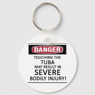 Porte-clés Tuba de danger