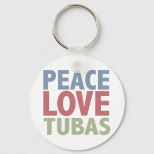 Porte-clés Tubas d'amour de paix