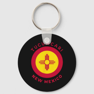 Porte-clés Tucari Nouveau-Mexique Nm Drapeau Zia Souvenir