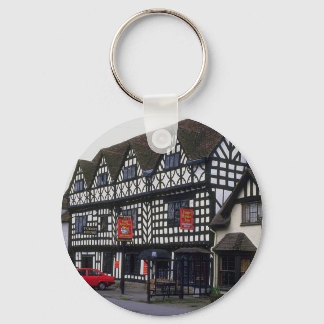 Porte-clés Tudor House Inn, Warwick, Warwickshire, Royaume-Un (Recto)