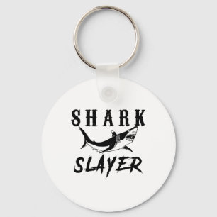 Porte-clés Tueur de requins pêche au requin et pêcheurs en ea