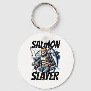 Porte-clés Tueur de saumon drôle Bigfoot pêche saumon poisson