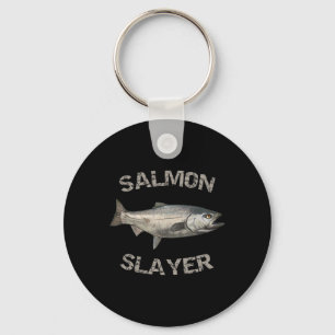 Porte-clés Tueur de saumon pêche au saumon Saumon