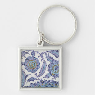 Porte-clés Tuile de poterie de terre d'Isnik, c.1520-50