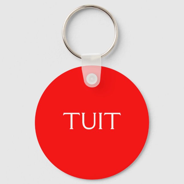 Porte-clés TUIT Rouge (Recto)
