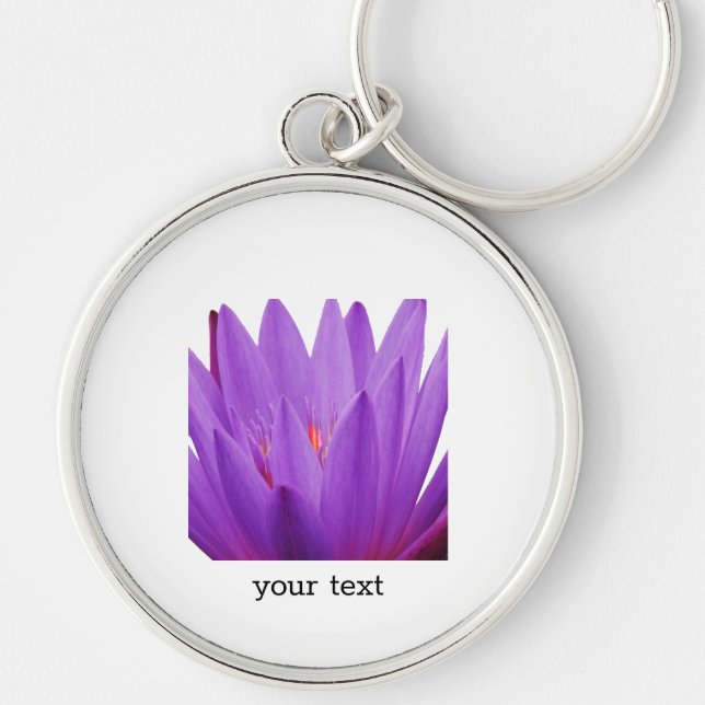 Porte-clés Tulipe pourpre (Devant)