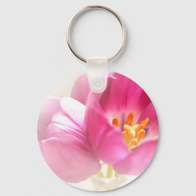 Porte-clés Tulipes de Printemps (Recto)