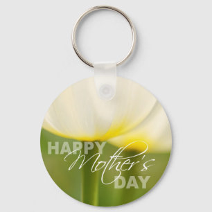 Porte-clés Tulipes heureuses du jour de mère