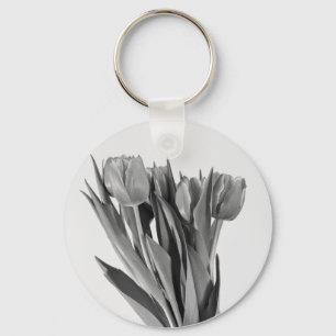 Porte-clés Tulipes sur le blanc - porte - clé