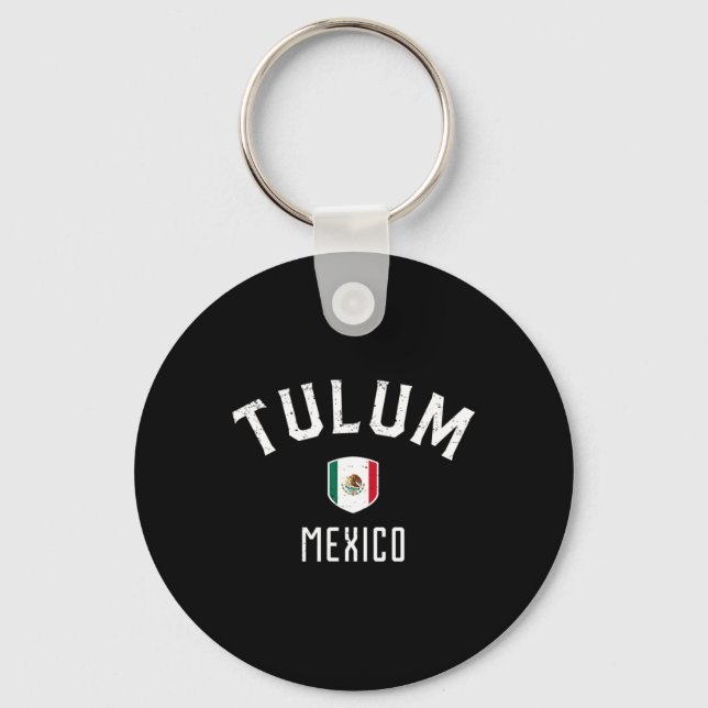 Porte-clés Tulum Mexique - Drapeau Mexicain Tulum Tee  (Recto)