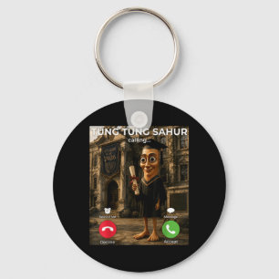 Porte-clés Tung Tung Tung Sahur Appelle Drôle Italien