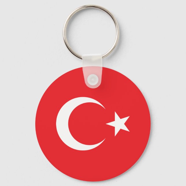 Porte-clés Turkish Flag Keychain (Recto)