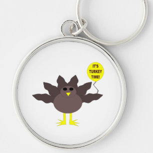 Porte-clés Turquie Heure Thanksgiving Porte - clé