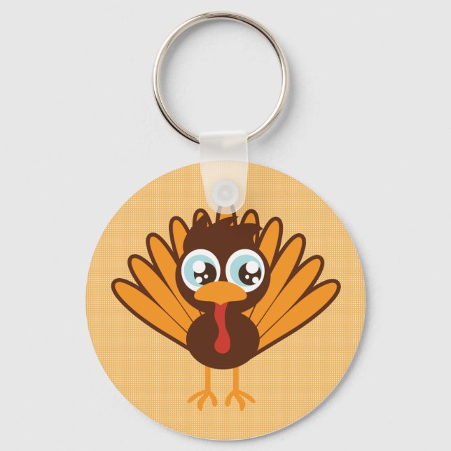Porte-clés Turquie mignonne (Recto)