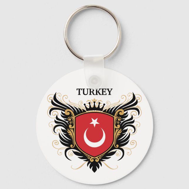 Porte-clés Turquie [personnaliser] (Recto)