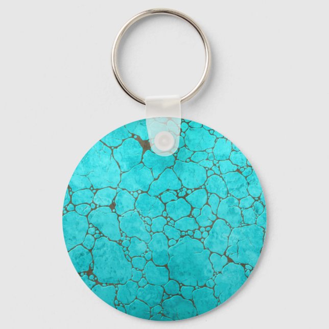 Porte-clés turquoise (Recto)