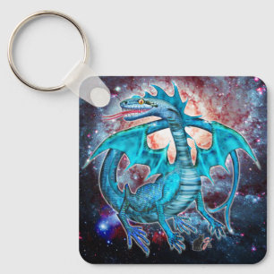 Porte-clés Turquoise Cosmic Dragon
