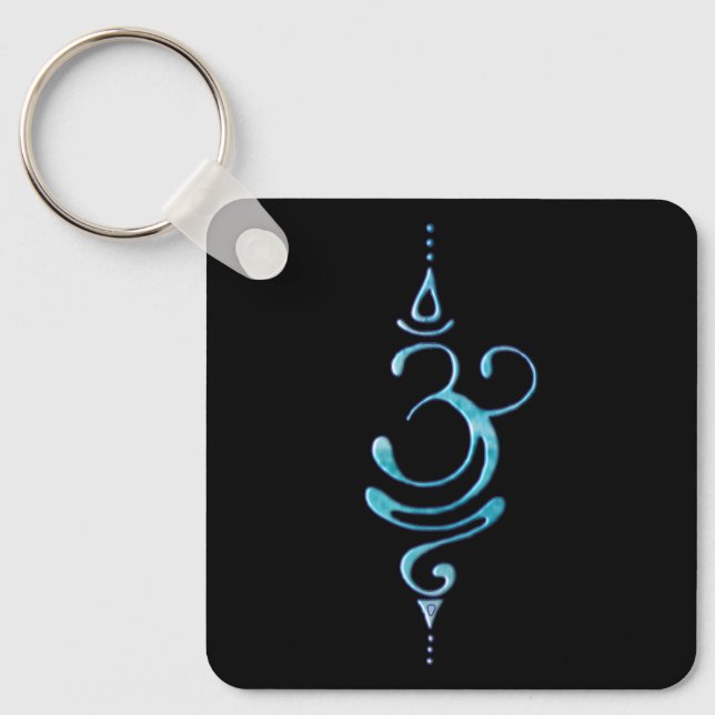 Porte-clés Turquoise Respirer  (Recto)