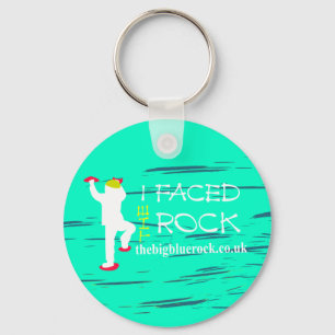 Porte-clés turquoise simple