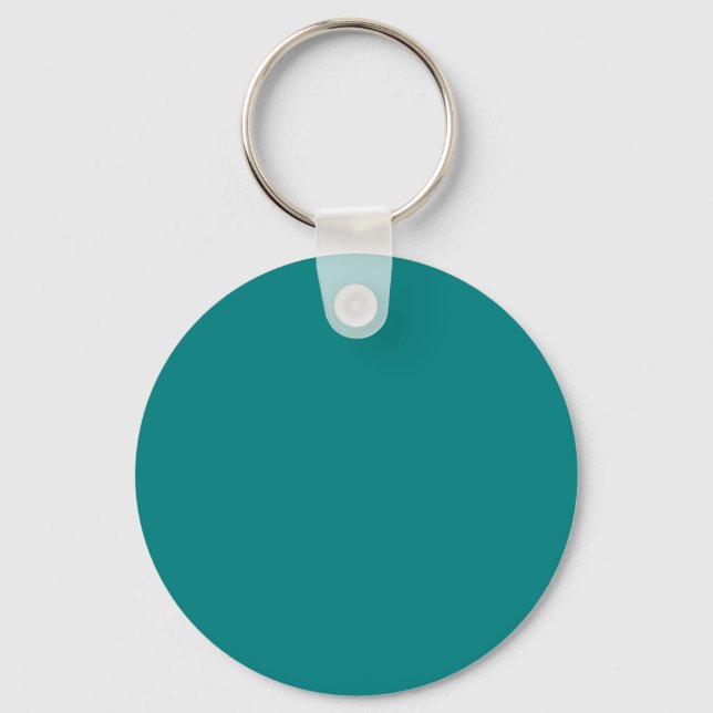 Porte-clés Turquoise vert 008080 Couleur - Option pour ajoute (Recto)