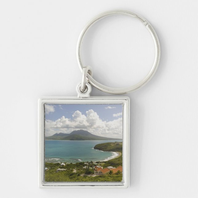 Porte-clés Turtle Beach, péninsule sud-est, St Kitts, (Devant)