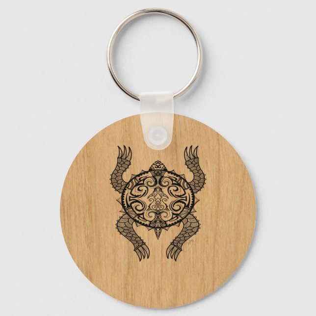 Porte-clés Turtle Drawing (Recto)