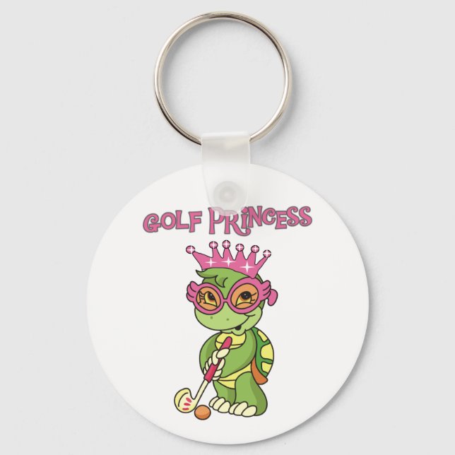 Porte-clés Turtle Golf Princess (Recto)