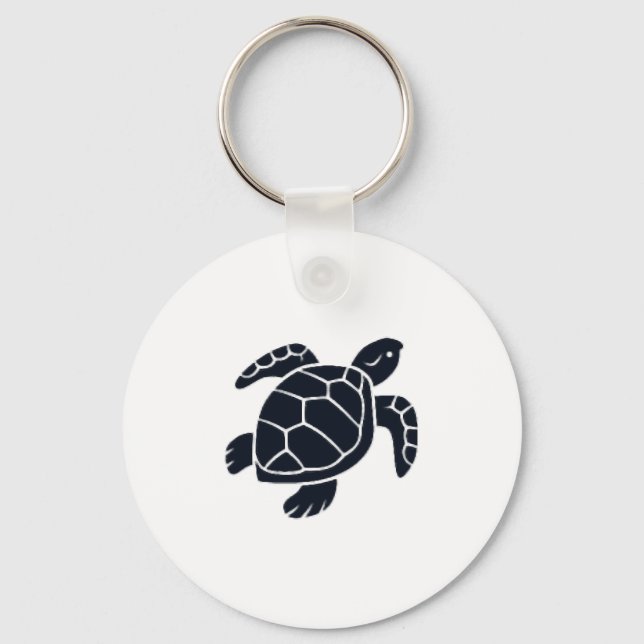 Porte-clés Turtle Logo Emblem Red-Eared Slider Tortoise Copy (Recto)