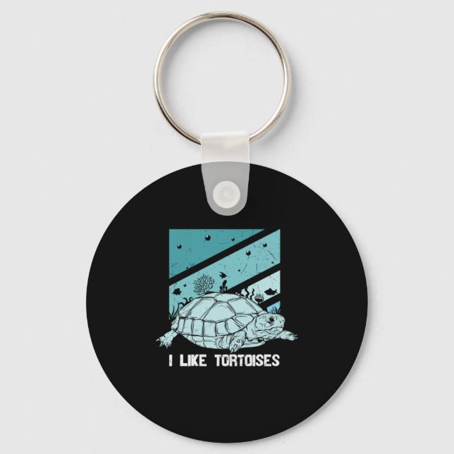 Porte-clés Turtle Lover | I Love Turtles (Recto)