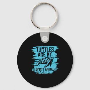 Porte-clés Turtle Lover   Les tortues sont mes animaux d'espr