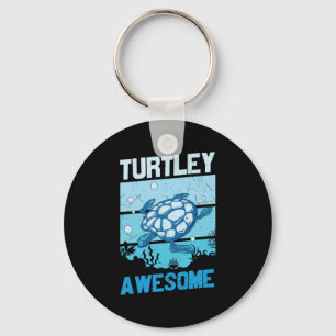 Porte-clés Turtle Lover Turtley Awesome