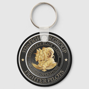 Porte-clés Tuskegee Red Tail Airmen 332d Fighter Group