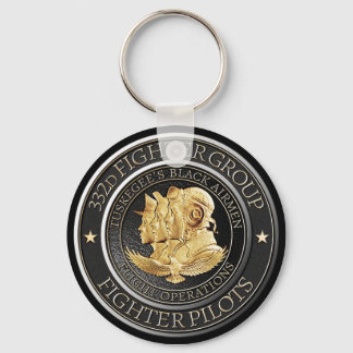 Porte-clés Tuskegee Red Tail Airmen 332d Fighter Group