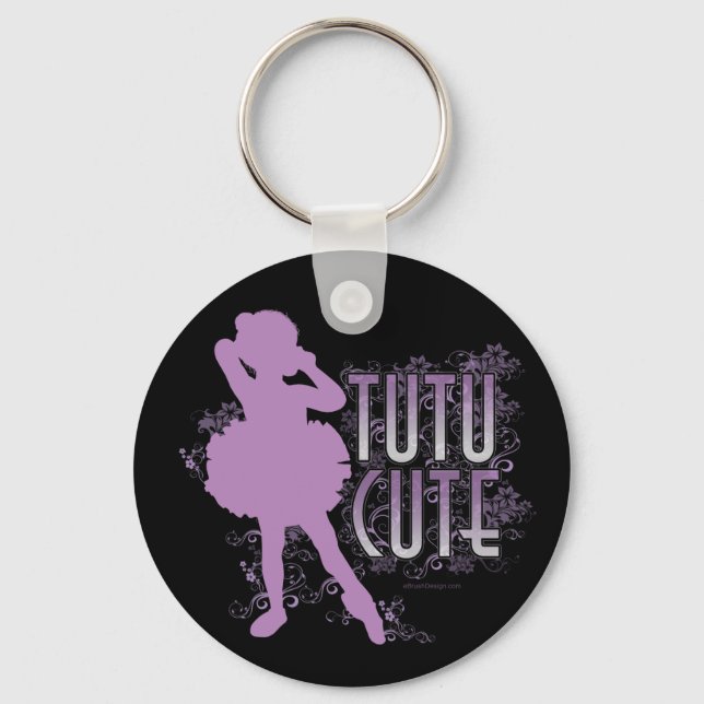 Porte-clés Tutu Cute (Violet) (Recto)