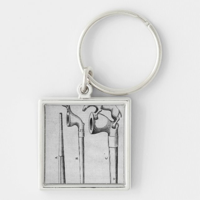 Porte-clés Tuyaux de tabagisme (Devant)