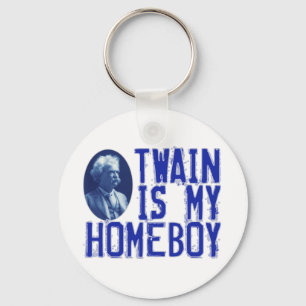 Porte-clés Twain est mon Homeboy
