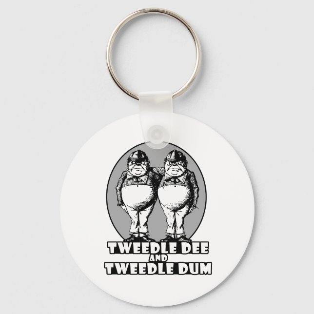 Porte-clés Tweedle Dee and Tweedle Dum Logo (Recto)