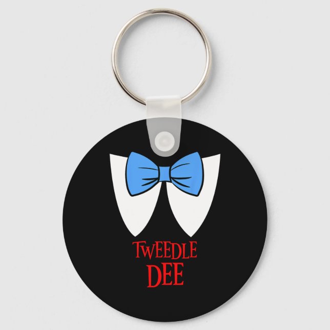 Porte-clés Tweedle Dee Costume Halloween Fairytale Caractère (Recto)