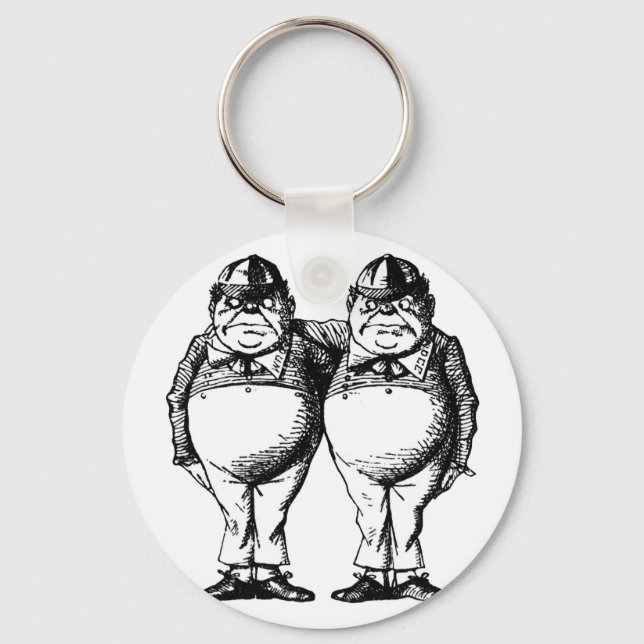 Porte-clés Tweedle Dee et Tweedle Dum (Recto)