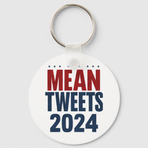 Porte-clés Tweets méchants 2024 Élection drôle Trump